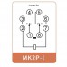 Реле промежуточное MK2P-I 220VAC OMRON
